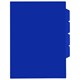 Папка-уголок 3 отделения, жесткая, непрозрачная, А4, BRAUBERG "SPECIAL", синяя, 0,15 мм, 273063 273063