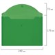 Папка-конверт с кнопкой прозрачная МАЛОГО ФОРМАТА А5, BRAUBERG UNIVERSAL, зеленая, 0,15 мм, 273069 273069