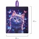 Мешок для обуви BRAUBERG KIDS, с петлей, 42х34 см, "Curious cat", 273434 273434