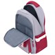 Рюкзак HEIKKI GOODLY (ХЕЙКИ) универсальный, 2 отделения, отделение для ноутбука, серый/красный, 46x33x18 см, 273869 273869