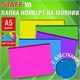 Папка-конверт на молнии МАЛОГО ФОРМАТА (180х250 мм) А5, цвет ассорти с блестками, 0,15 мм, STAFF, 274080 274080