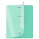 Тетрадь обложка пластик (прозрачный) 12 л., косая линия, BRAUBERG "Smart Cover", ЗЕЛЕНАЯ, 405021 405021