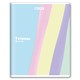 Тетрадь А5 48 л. BRAUBERG скоба, клетка, выборочный лак, кросс-серия PASTEL, 405189 405189