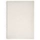 Тетрадь обложка пластик, А4 80 л., гребень мягкий (силиконовый), клетка, BRAUBERG, бежевая, 405354 405354