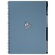 Тетрадь обложка пластик, А4 80 л., гребень, 4 разделителя, клетка, BRAUBERG, синий, 405364 405364