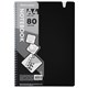 Тетрадь обложка пластик, А4 80 л., гребень мягкий, вырубка для ручки, клетка, BRAUBERG, черный, 405371 405371