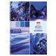 Тетрадь А4 80 л., HATBER, гребень, клетка, обложка картон, "Калейдоскоп Моментов" (микс в спайке), 083174, 80Т4В1гр 405422