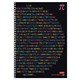 Тетрадь А4 80 л., HATBER, гребень, клетка, обложка картон, "Число Пи" (микс в спайке), 077327, 80Т4В1гр 405423
