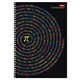 Тетрадь А4 80 л., HATBER, гребень, клетка, обложка картон, "Число Пи" (микс в спайке), 077327, 80Т4В1гр 405423
