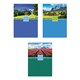 Тетрадь А4 80 л., HATBER, скоба, клетка, глянцевая ламинация, "Живописные пейзажи" (микс), 083006, 80Т4лВ1 405424