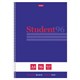 Тетрадь А4 96 л., HATBER, спираль, линия, матовая ламинация, тиснение, "Студенту_Синяя", 082670, 96Т4лтВ2сп29868 405439