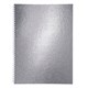 Тетрадь бумвинил А4 96 л., гребень, офсет №1, клетка, "СЕРЕБРО Metallic", HATBER, 077198, 96Т4бвВ1гр 405484