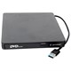 Внешний оптический привод CD/DVD GEMBIRD USB 3.0, пластик, черный, DVD-USB-03 514205