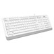 Набор проводной A4TECH Fstyler FG1010, USB, клавиатура 104 клавиши, мышь 3 кнопки + 1 кнопка-колесо, белая, 1147556 514287