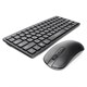 Набор беспроводной GEMBIRD KBS-9100, клавиатура 78 клавиш, мышь 4 кнопки, 1600 DPI, 2.4 ГГц, черный 514300