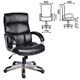 Кресло офисное BRABIX "Impulse EX-505", экокожа, черное, 530876 530876