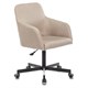 Кресло CH-380M, пятилучие металлическое, ткань, бежевое, 1430564 532648