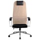 Кресло офисное BRABIX PREMIUM "Ultimate EX-800" хром, плотная двойная сетка Х2, черное/бежевое, 532913 532913