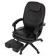Кресло офисное CH-868N-BF, синхромеханизм, подставка для ног, экокожа, черное, 2018358 533181