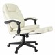 Кресло офисное CH-868N-BF, синхромеханизм, подставка для ног, экокожа, бежевое, 2018357 533182