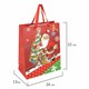 Пакет подарочный (1 штука) новогодний 26x13x32 см, "3D Large", ассорти, ЗОЛОТАЯ СКАЗКА, 592119 592119