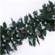 Гирлянда хвойная заснеженная с шишками, длина 270 см, диаметр 25 см, ЗОЛОТАЯ СКАЗКА, 592185 592185