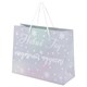 Пакет подарочный (1 шт.) новогодний, 26х13х32 см, "Сияние", ГОЛОГРАФИЯ, ассорти 4 дизайна, ЗОЛОТАЯ СКАЗКА, 592426 592426