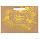 Пакет подарочный (1 шт.) новогодний, 27х11х20 см, "Shiny Kraft", фольга, ассорти, ЗОЛОТАЯ СКАЗКА, 592437 592437