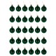 Шары ёлочные 30 шт., 4 см, "Solid Color", пластик, ЗЕЛЕНЫЕ, глянец, ЗОЛОТАЯ СКАЗКА, 592500 592500