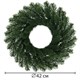 Венок новогодний, диаметр 42 см "Волшебство", литой ПЭТ, ЗОЛОТАЯ СКАЗКА, 592516 592516