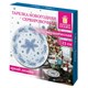 Тарелка сервировочная новогодняя 23 см, "Еловые ветки", каменная керамика, ЗОЛОТАЯ СКАЗКА, 592548 592548