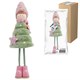 Украшение новогоднее интерьерное, 40 см, "Девочка-елочка", полиэстер, пенопласт, ЗОЛОТАЯ СКАЗКА, 592566 592566
