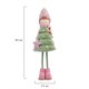 Украшение новогоднее интерьерное, 40 см, "Девочка-елочка", полиэстер, пенопласт, ЗОЛОТАЯ СКАЗКА, 592566 592566
