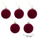 Шары елочные НАБОР 35 предметов, "Гранат", пластик, софт-тач, винный, ЗОЛОТАЯ СКАЗКА, 592587 592587