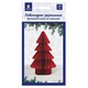 Украшение новогоднее интерьерное из бумаги, "Елочка", 20 см, бордовый цвет, ЗОЛОТАЯ СКАЗКА, 592601 592601