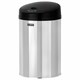Ведро для мусора СЕНСОРНОЕ 12 л, нержавеющая сталь, черная матовая крышка, питание от 4-х батареек AA (не входят в комплект), LAIMA, 609326 609326