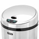 Ведро для мусора СЕНСОРНОЕ 12 л, нержавеющая сталь, зеркальная крышка, питание от 4-х батареек AA (не входят в комплект), LAIMA, 609327 609327