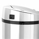 Ведро для мусора СЕНСОРНОЕ 12 л, нержавеющая сталь, зеркальная крышка, питание от 4-х батареек AA (не входят в комплект), LAIMA, 609327 609327