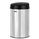 Ведро для мусора СЕНСОРНОЕ 30 л, нержавеющая сталь, черная матовая крышка, питание от 4-х батареек AA (не входят в комплект), LAIMA, 609328 609328