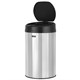 Ведро для мусора СЕНСОРНОЕ 30 л, нержавеющая сталь, черная матовая крышка, питание от 4-х батареек AA (не входят в комплект), LAIMA, 609328 609328