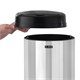 Ведро для мусора СЕНСОРНОЕ 30 л, нержавеющая сталь, черная матовая крышка, питание от 4-х батареек AA (не входят в комплект), LAIMA, 609328 609328