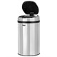 Ведро для мусора СЕНСОРНОЕ 30 л, нержавеющая сталь, зеркальная крышка, питание от 4-х батареек AA (не входят в комплект), LAIMA, 609329 609329