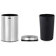 Ведро для мусора СЕНСОРНОЕ 30 л, нержавеющая сталь, зеркальная крышка, питание от 4-х батареек AA (не входят в комплект), LAIMA, 609329 609329