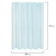 Шторка для ванной PEVA, 180х180 см, кольца в комплекте, 3 цвета ассорти (белый, голубой, коричневый), WBZ (ВБЗ), 700067 700067