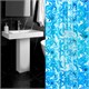 Шторка для ванной ПОЛИЭСТЕР, 180х200 см, кольца в комплекте, ГОЛУБЫЕ ВОЛНЫ, PRIMILA (ПРИМИЛА), 700083 700083