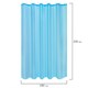 Шторка для ванной ПОЛИЭСТЕР, 180х200 см, кольца в комплекте, ГОЛУБОЙ БРИЛЛИАНТ, PRIMILA (ПРИМИЛА), 700096 700096