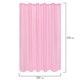 Шторка для ванной ПОЛИЭСТЕР, 180х200 см, кольца в комплекте, РОЗОВЫЙ БРИЛЛИАНТ, PRIMILA (ПРИМИЛА), 700098 700098