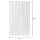Шторка для ванной EVA, 180х200 см, кольца в комплекте, БЕЛЫЕ ЛИНИИ, PRIMILA (ПРИМИЛА), 700105 700105