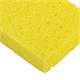 Губки для посуды 95х65х20 мм, ЦЕЛЛЮЛОЗНЫЕ, КОМПЛЕКТ 2 штуки, желтые, LAIMA, 700255 700255