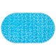Коврик для ванны противоскользящий 69х40 см, "Камешки", овальный, прозрачно-голубой, ПВХ, PRIMILA (ПРИМИЛА), 700368 700368